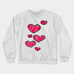 various hearts Crewneck Sweatshirt